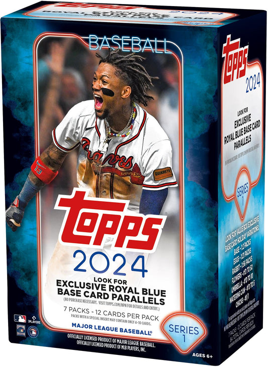 2024 Topps Series 1 Baseball Value Box - 7 Packs Per Box